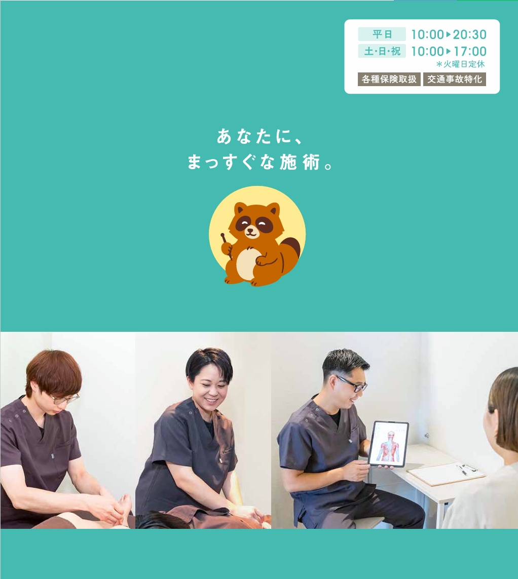 稲田堤たぬき鍼灸整骨院