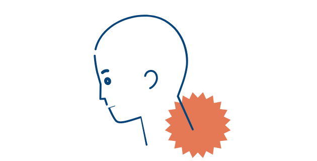 首、肩、背中の不調