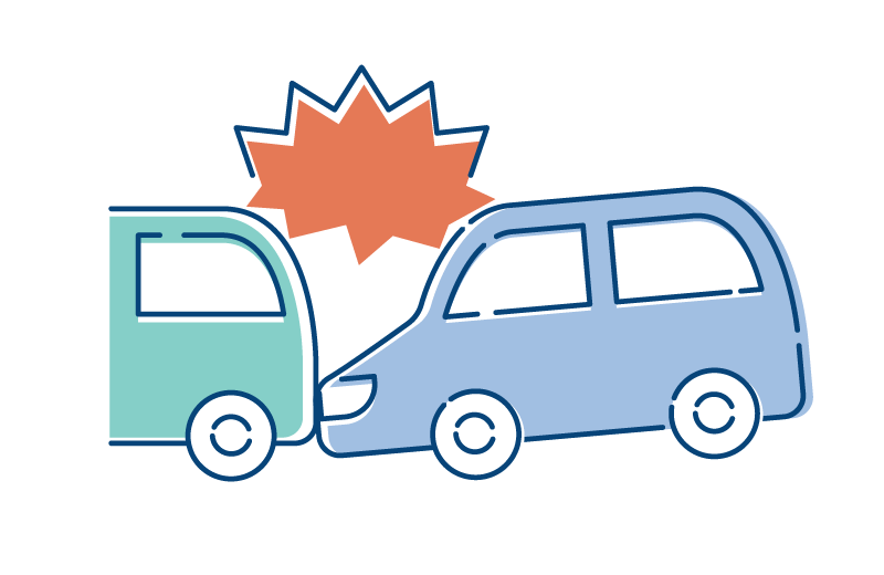 交通事故による身体の不調