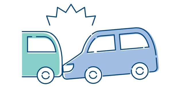 交通事故による身体の不調